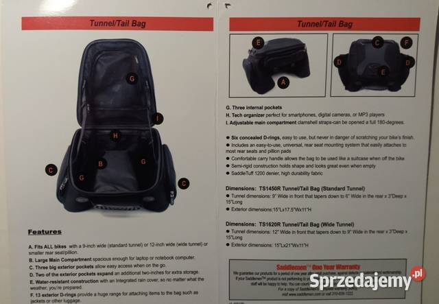 Torba na motocykl Saddlemen Zajezierze