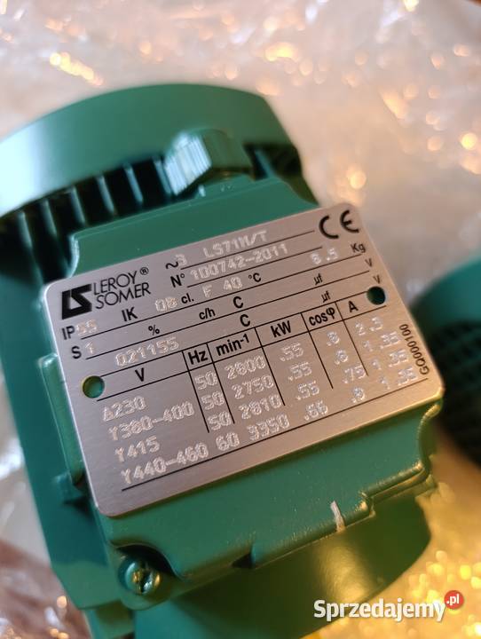 silniki elektryczne marki LeroySomer konkretnie pomorskie
