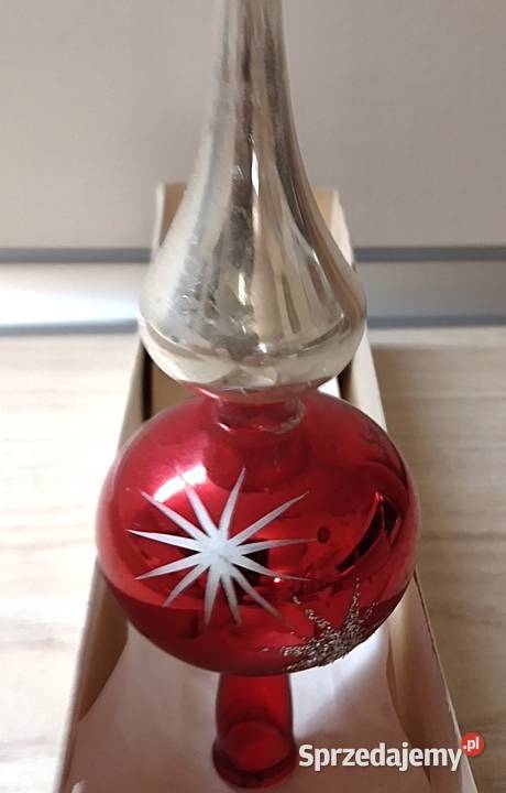 szpic na choinkę PRL