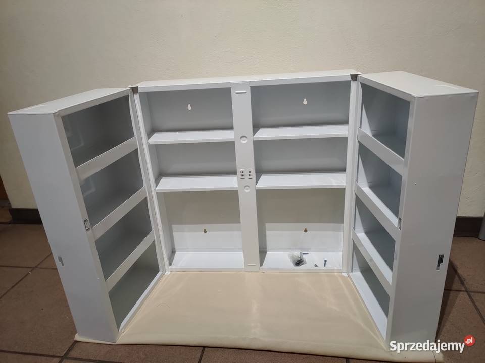 Metalowa szafka Relaxdays biała apteczka Super Warszawa