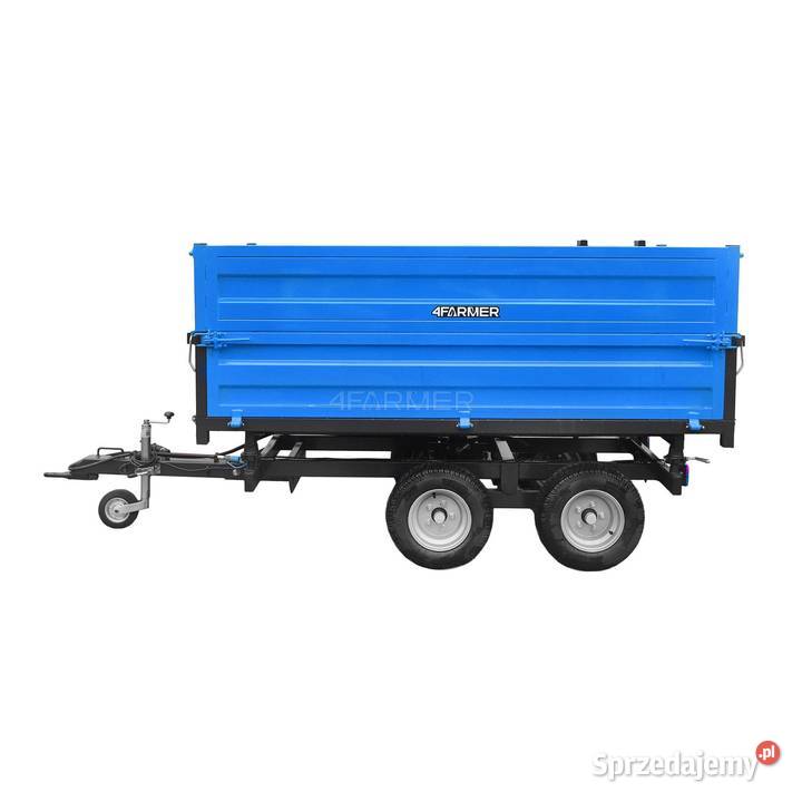 Przyczepa rolnicza dwuosiowa 25T z kiprem i Tajęcina