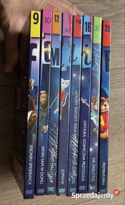 Kino familijne kolekcja książka i film DVD 8