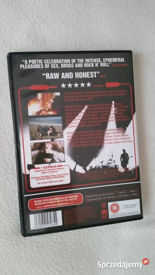 9 SONGS 2005 Optimum Releasing Ltd dvd video Puławy sprzedam