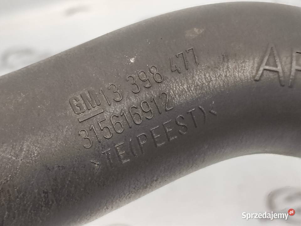 ASTRA J GTC 13r przewód rura intercoolera osobowe