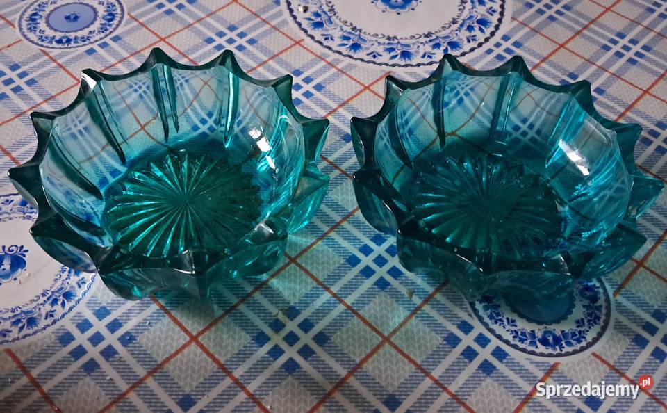 Stare błękitne miseczki Warszawa