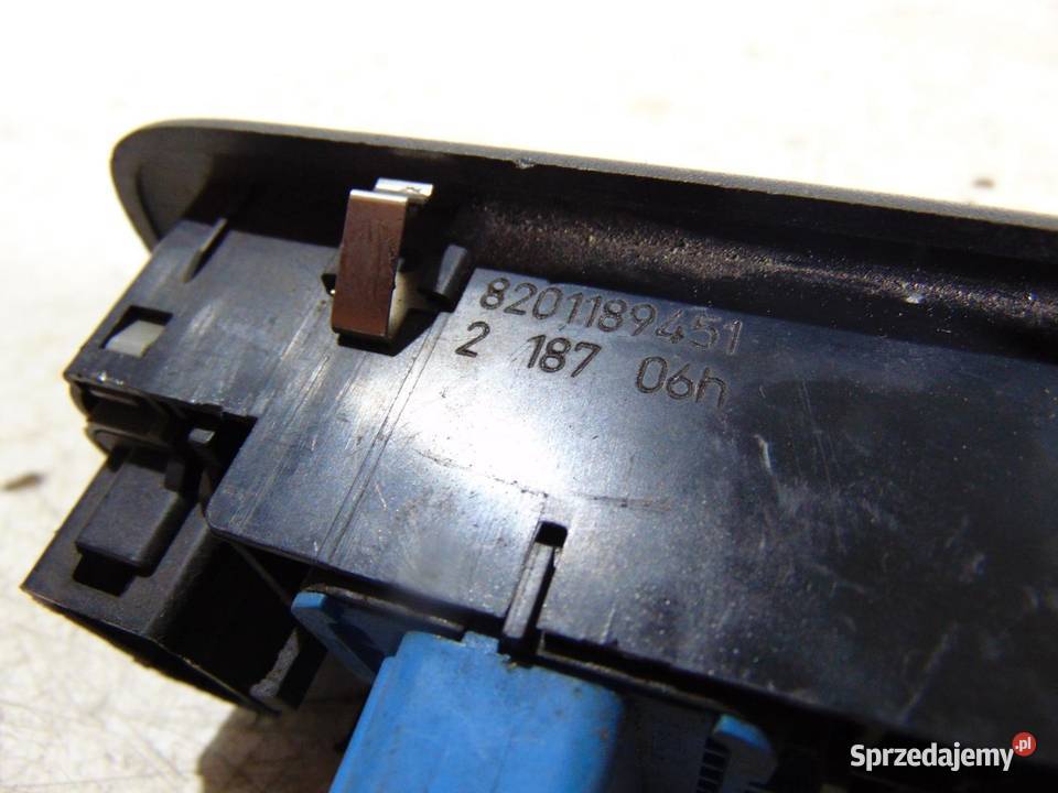 PANEL PRZYCISKI SZYB LEWY PRZÓD RENAULT CLIO III
