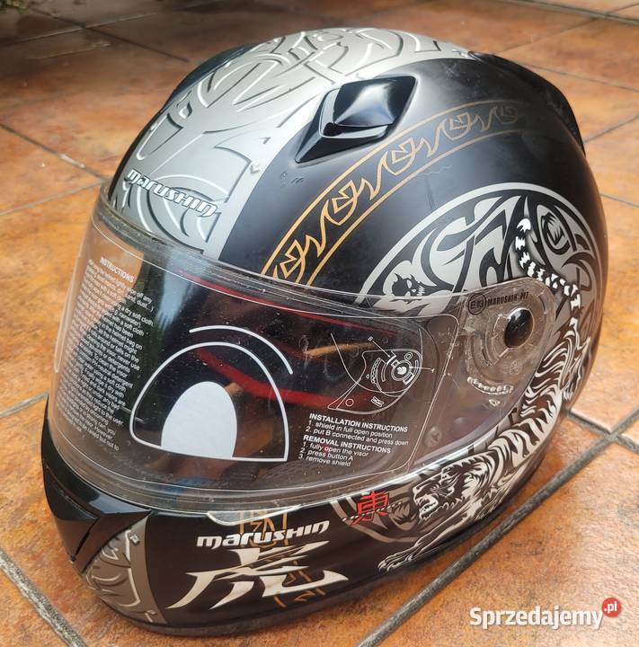 Nowy kask motocyklowy L firmy MARUSHIN Piła