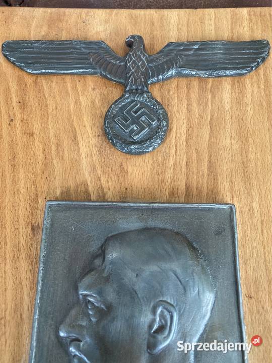 Swastyka Adolf Hitler replika tablicy Kłodzko