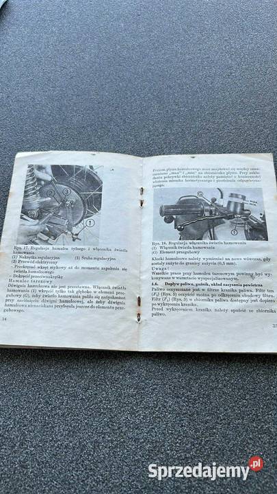 Instrukcja użytkownika MZ etz 250 ddr Łuków