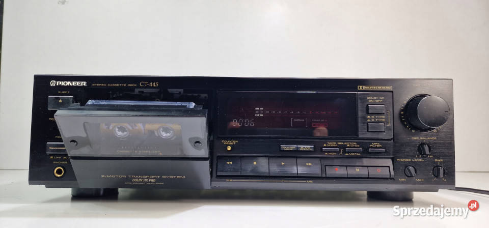 Magnetofon cassette deck Pioneer CT445 CT 445 Międzychód