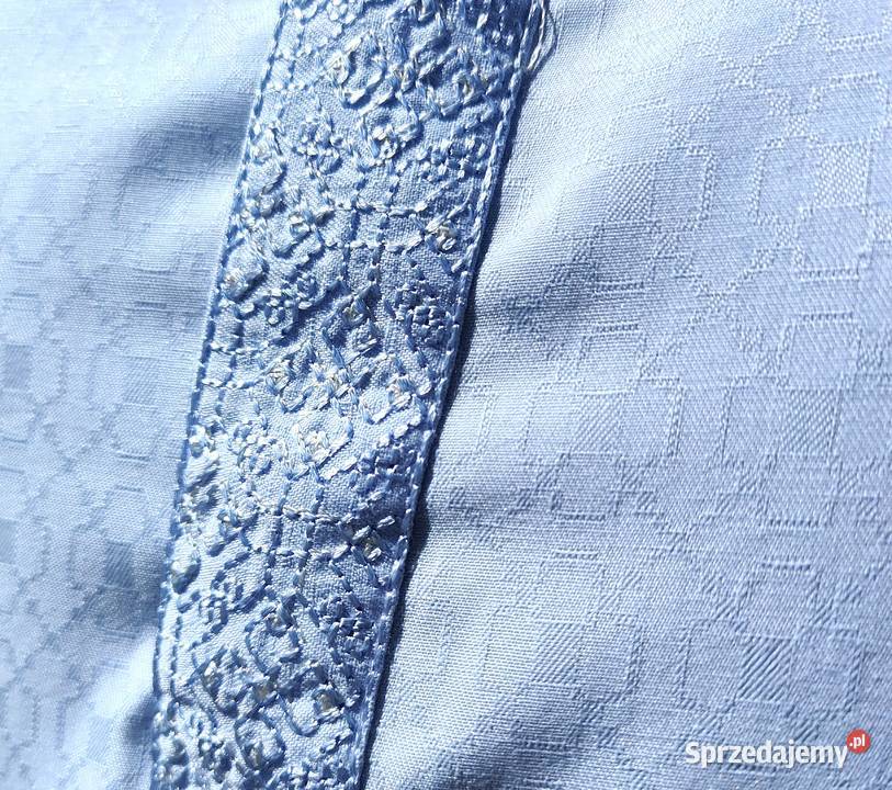 Męska tunika orientalna L niebieska wiskoza Rozmiar L Szczecin