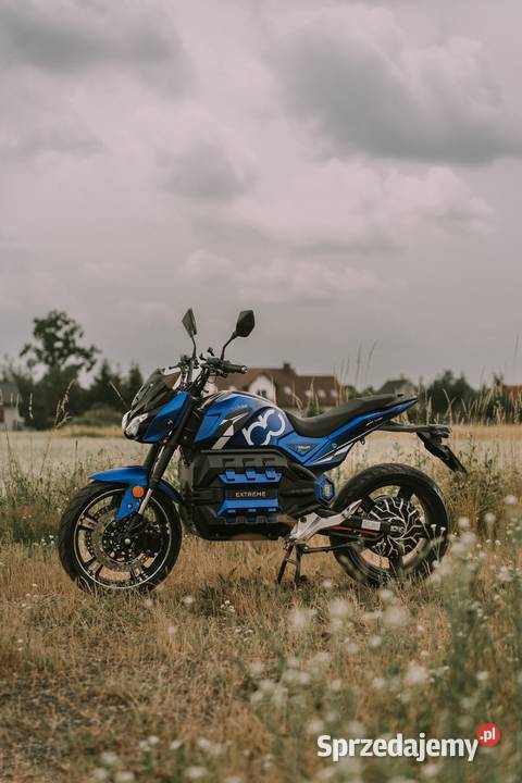 MOTOCYKL ELEKTRYCZNY 6KW 120Ah 100h BILI BIKE nieuszkodzony Łódź