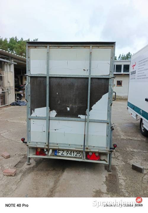 Sprzedam przyczepkę zabudowaną 100kg Zielona Góra sprzedam