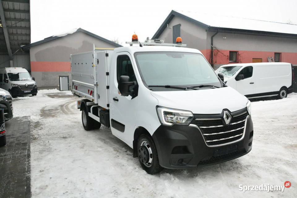 Renault Master wywrotka 3os lift bliźniak 165 biały mazowieckie Warszawa