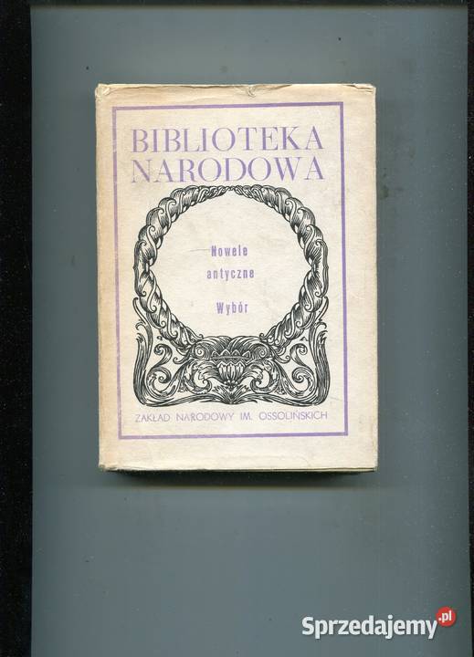 Nowele antyczne Wybór Rok wydania 1986
