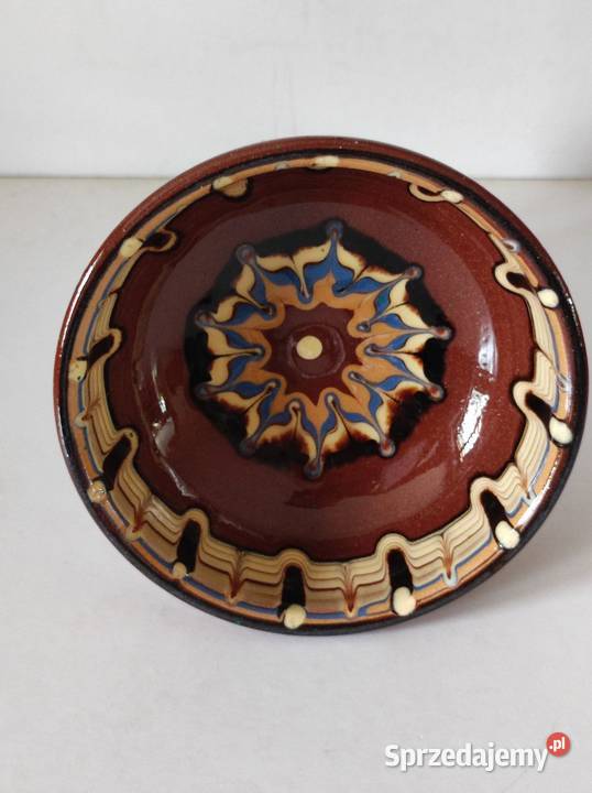 patera pucharek ceramiczny porcelit ludowy świętokrzyskie Kielce
