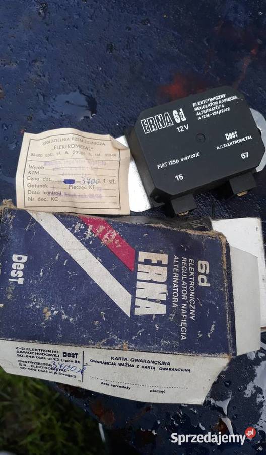 Luty 1987Nowy regulator do Fiata 125p i innych lubuskie Gorzów Wielkopolski