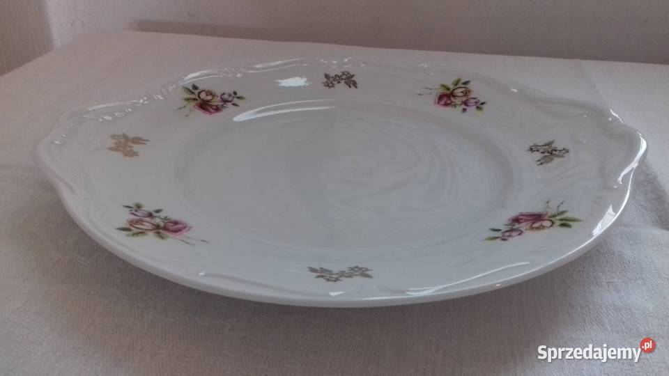 Patera porcelanowa okrągła z Bogucic Vintage do Antyki, Sztuka, Kolekcje Kraków