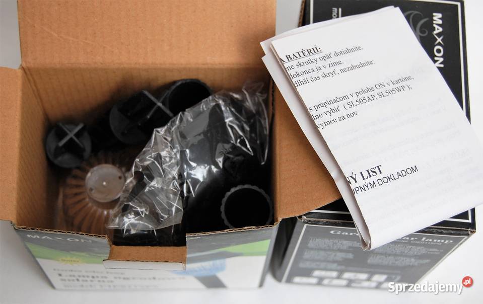 Lampa ogrodowa solarna Maxon CIE0115P9 2 39 Lublin