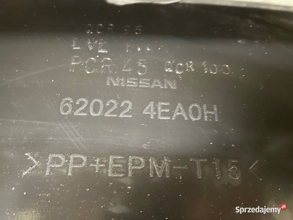 ZDERZAK PRZÓD NISSAN QASHQAI II 620224ea0h Zderzaki Czarny Dunajec