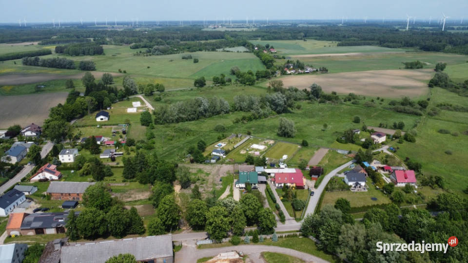 Działki budowlane z WZ na domy jednorodzinne siatka Sprzedaż Robuń sprzedam