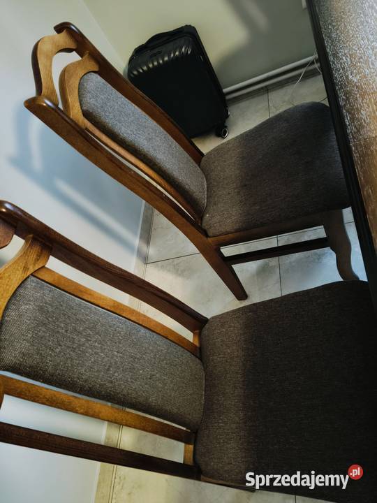 Rozkładany drewniany stół6 krzeseł Tarnobrzeg sprzedam