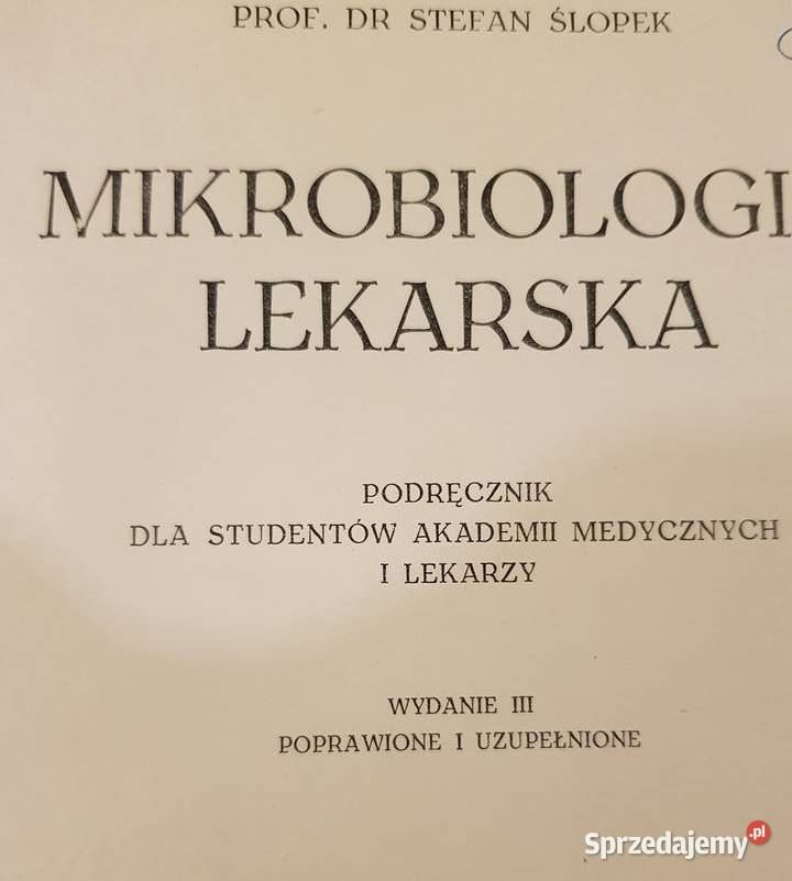 Mikrobiologia lekarska Ślopek podręcznik Kielce