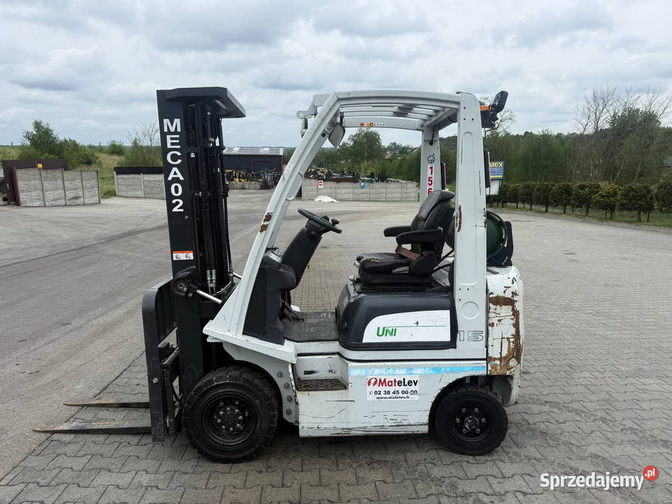 wózek widłowy NISSAN FG15 LPG 1500 Triplex 475m łódzkie