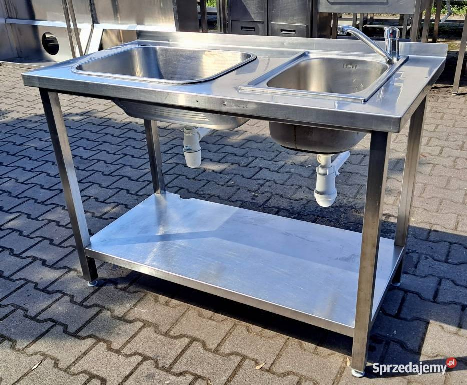 ZLEW GASTRO 2 KOMOROWY Z PÓŁKĄ 1206085 M801N wielkopolskie Nowe Skalmierzyce