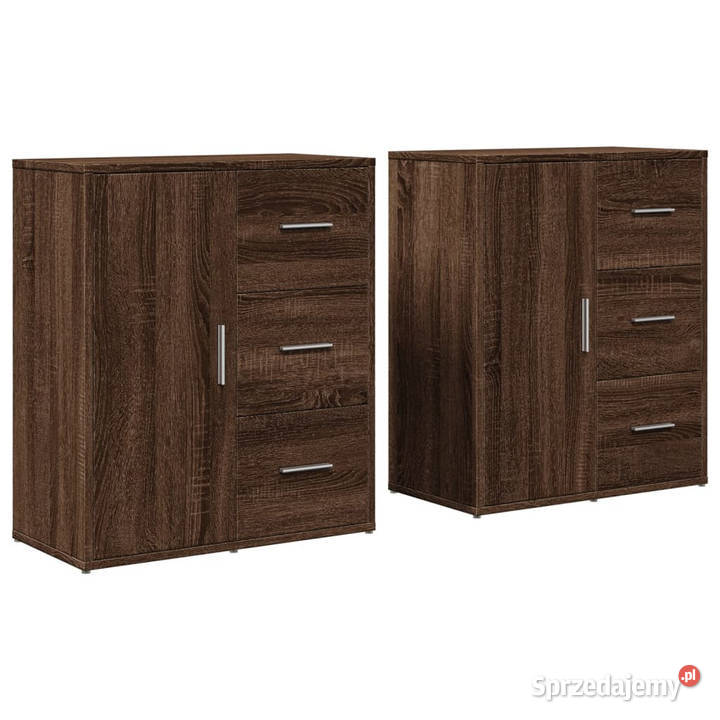 Szafki 2 brązowy dąb 60x31x70 WM3276559 Pozostałe Warszawa