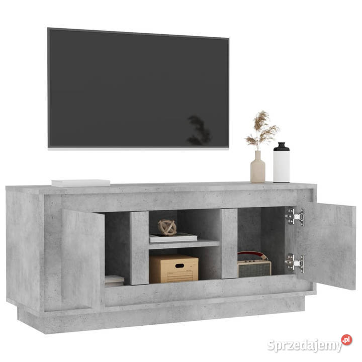 Szafka pod TV szarość betonu 102x35x45 WM819864 Warszawa