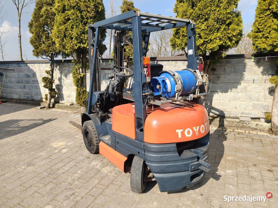 Wózek widłowy gazowy TOYOTA 8FG18 obrotnica 360 Proszowice