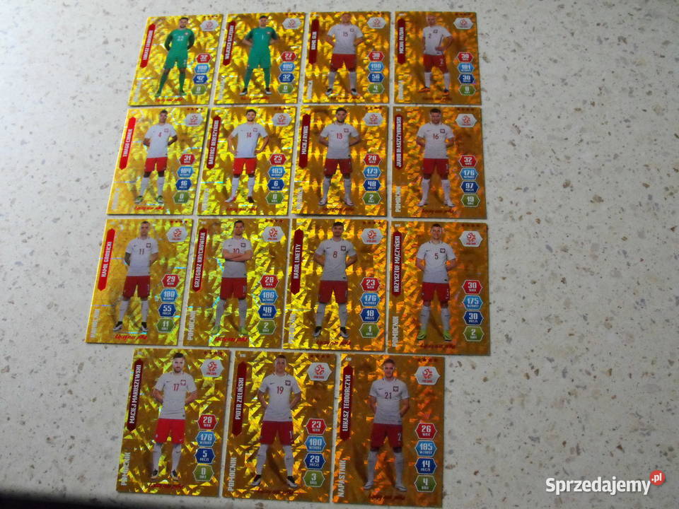 Karty piłkarskie Łączy Nas Piłka karty GOLD