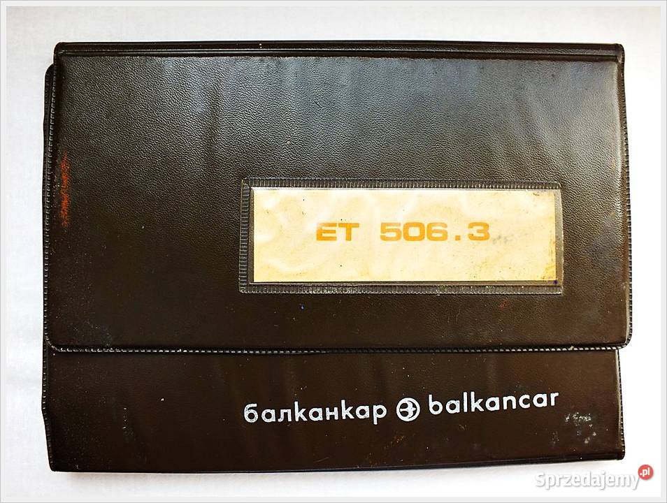 Katalog części wózek widłowy ET506 Balkancar Żary sprzedam