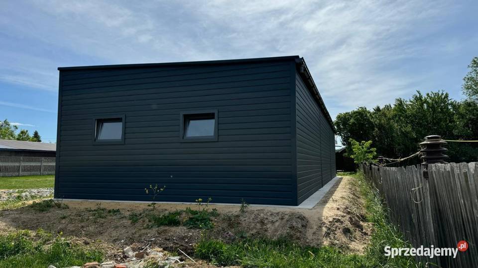 Garaż blaszany Antracyt MAT 15x55m h 273 światła blacha Przemyśl