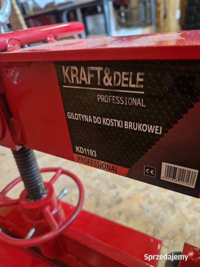 Gilotyna do kostki brukowej cegieł KD1193 Głogowa