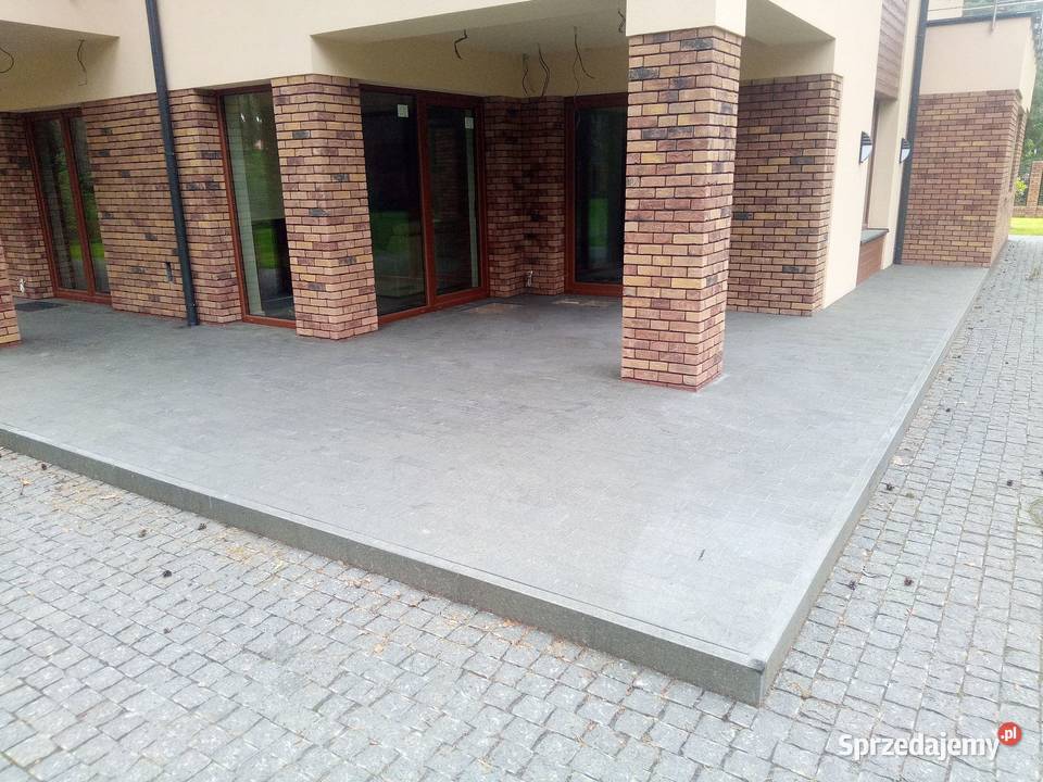 Kostka BRUKOWA GRANITOWA GABRO cięta na podjazdy Gdańsk