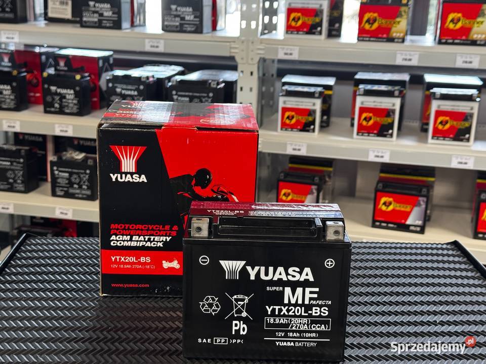 Akumulator YTX20LBS 12V 189Ah YUASA podkarpackie