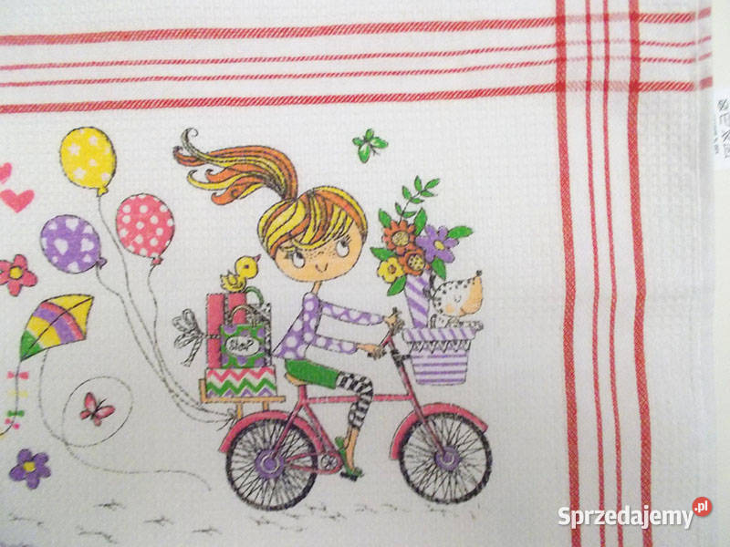 bawełniana serwetka dziewczynki kolorowa Gdańsk