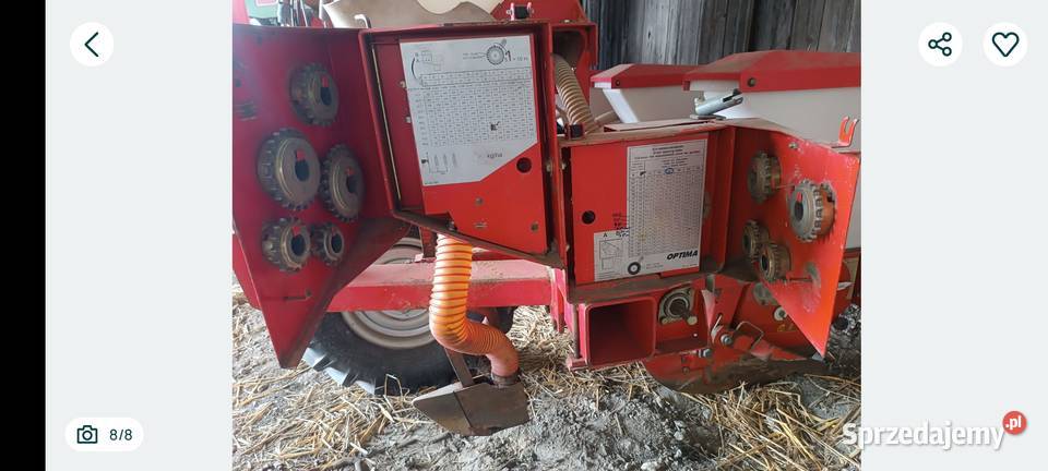 Siewnik do kukurydzy kverneland Optima 4 rzędowy Wybcz