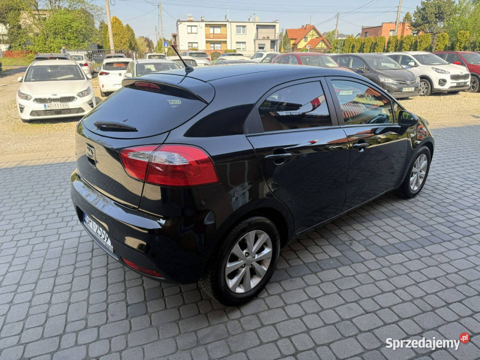 Kia Rio 12 85 Klimatronik III 2011 czarny Kia Orzech