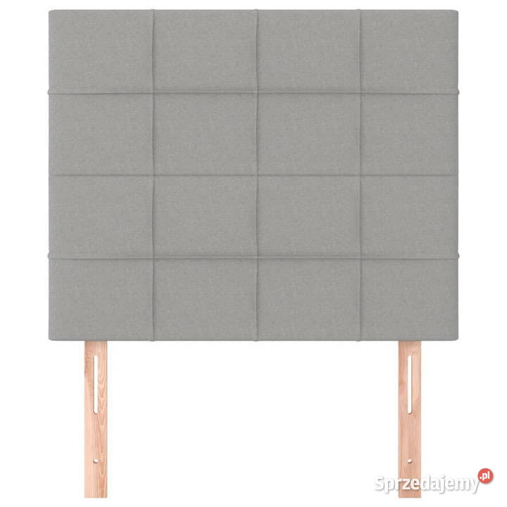 Zagłówki do łóżka 2 jasnoszary 100x5x7888 Warszawa