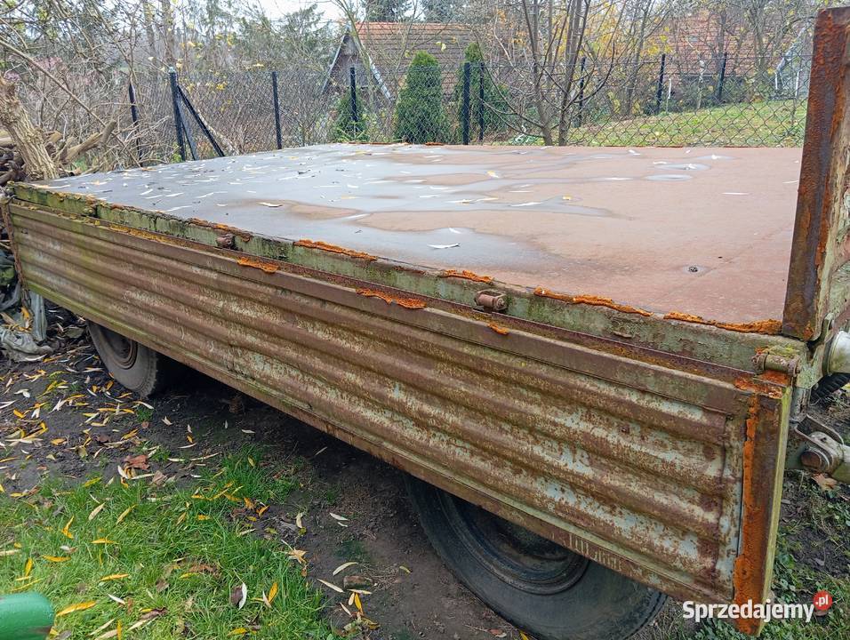 Przyczepa d 46 nieuszkodzony Gać