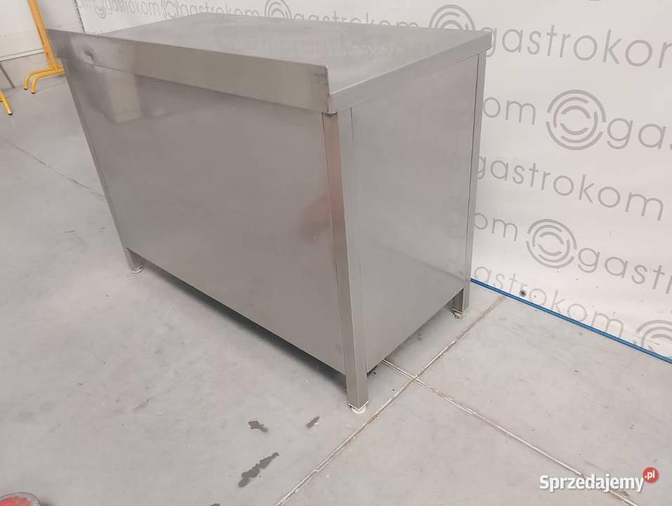 Stół zabudowany z 3 stron 2 półki 120x60x85