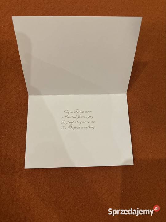 Kartka okolicznościowa w dniu Pierwszej Komunii Zabrze