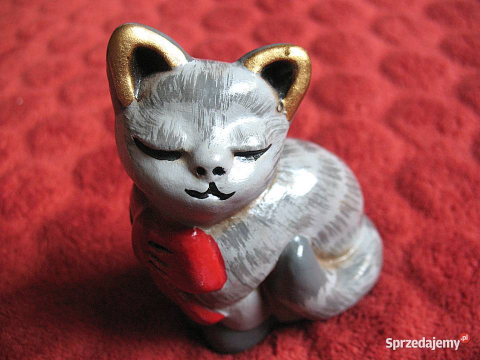 KOT Thun Grey 9 x 6 x 45 Figurka z Bolzano Dekoracje i ozdoby