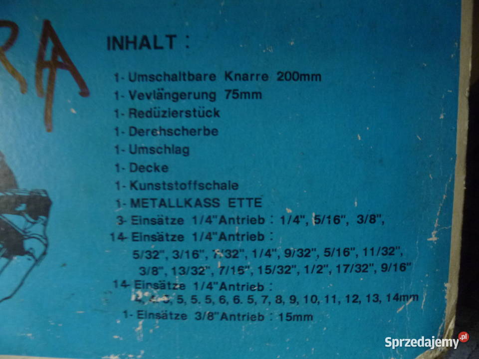 Zestaw kluczy nasadowych