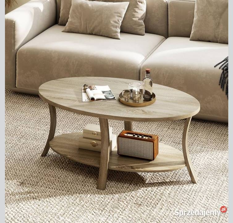 Stolik kawowy owalny