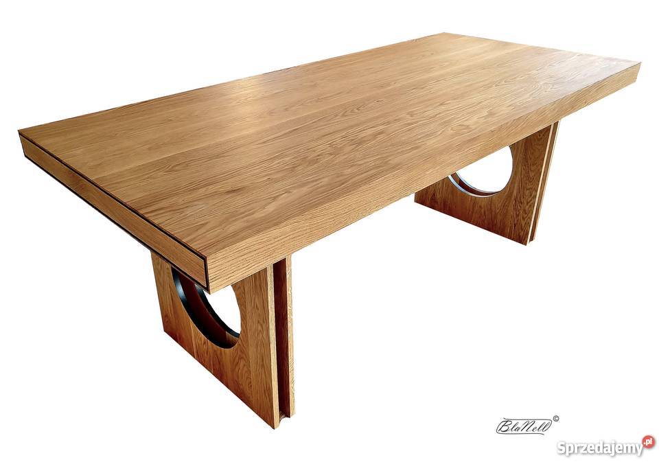 Stół dębowy blat grubość 8 200x90x75 dąb monolit Stoły, krzesła, biurka Ruszków Pierwszy