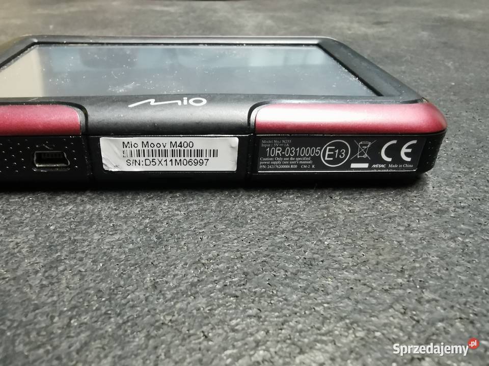 Nawigacja MIO Moov M400 Uszkodzona Nawigacje GPS Akcesoria samochodowe Ruda Śląska sprzedam